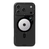 Apple iPhone 18 Pro Max Kılıf M-safe Şarj Özellikli Disk Desenli Youngkit Disc Battle Kapak