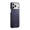 Apple iPhone 18 Pro Max Kılıf M-safe Şarj Özellikli Aramid Karbon Fiber Pitaka Sakura Hours Serisi Kapak