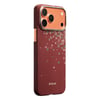 Apple iPhone 18 Pro Max Kılıf M-safe Şarj Özellikli Aramid Karbon Fiber Pitaka Sakura Hours Serisi Kapak
