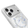 Apple iPhone 18 Pro Max Kılıf M-safe Şarj Özellikli Çiçek Tasarımlı Mutural Flower Serisi Kapak