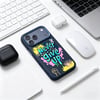 Apple iPhone 18 Pro Max Kılıf M-safe Şarj Özellikli 3D Baskılı Tasarım Mutural Graffiti Serisi Kapak