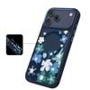 Apple iPhone 18 Pro Max Kılıf M-safe Şarj Özellikli Çiçek Tasarımlı Mutural Flower Serisi Kapak