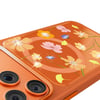Apple iPhone 18 Pro Max Kılıf M-safe Şarj Özellikli Çiçek Tasarımlı Mutural Flower Serisi Kapak
