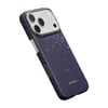 Apple iPhone 18 Pro Max Kılıf M-safe Şarj Özellikli Aramid Karbon Fiber Pitaka Sakura Hours Serisi Kapak