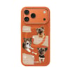 Apple iPhone 18 Pro Max Kılıf M-safe Şarj Özellikli 3D Baskılı Tasarım Mutural The Dog Serisi Kapak