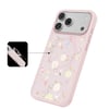 Apple iPhone 18 Pro Max Kılıf M-safe Şarj Özellikli Çiçek Tasarımlı Mutural Flower Serisi Kapak