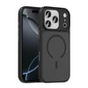 Apple iPhone 18 Pro Max Kılıf Mat Arka Yüzey Wireless Şarj Özellikli Zore Flet M-safe Kapak