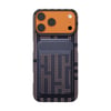 Apple iPhone 18 Pro Max Kılıf Raptic 2in1 Bundle Kit Aramid Skin Grid Serisi Kartlık ve Karbon Kapak