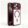 Apple iPhone 18 Pro Max Kılıf Wireless Şarj Özellikli Zore Krom M-safe Silikon Kapak