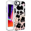 Apple iPhone SE 2022 Kılıf Mermer Desenli Zore Marbello Kapak