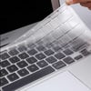 Apple Macbook 15' Pro 2017 A1707 Zore Klavye Koruyucu Şeffaf Silikon Ped
