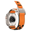 Apple Watch 10 46mm Zore KRD-154 Naylon Kumaş Hasır Örgülü Kordon