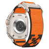 Apple Watch 10 46mm Zore KRD-154 Naylon Kumaş Hasır Örgülü Kordon