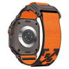 Apple Watch 10 46mm Zore KRD-154 Naylon Kumaş Hasır Örgülü Kordon