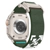 Apple Watch 10 46mm Zore KRD-154 Naylon Kumaş Hasır Örgülü Kordon