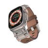 Apple Watch 42mm Zore KRD-114 Metal Başlıklı Silikon Kordon