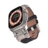 Apple Watch 42mm Zore KRD-114 Metal Başlıklı Silikon Kordon