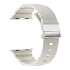 Apple Watch 42mm Zore KRD-145 Metal Tokalı Silikon Kordon