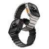 Apple Watch 42mm Zore KRD-149 Titanyum Silikon Kordon