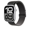 Apple Watch 44mm Zore KRD-100 Titanyum Hasır Kordon