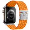 Apple Watch 44mm Zore KRD-133 Naylon Kumaş Hasır Örgülü Kordon