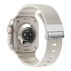 Apple Watch 44mm Zore KRD-145 Metal Tokalı Silikon Kordon