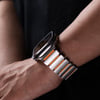 Apple Watch 44mm Zore KRD-149 Titanyum Silikon Kordon