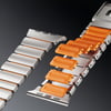 Apple Watch 44mm Zore KRD-149 Titanyum Silikon Kordon