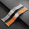 Apple Watch 44mm Zore KRD-149 Titanyum Silikon Kordon