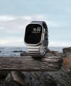 Apple Watch 44mm Zore KRD-152 Titanyum Silikon Kordon