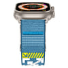 Apple Watch 44mm Zore KRD-154 Naylon Kumaş Hasır Örgülü Kordon