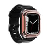Apple Watch 44mm Zore KRD-88 Sert PC Kasa Koruyuculu Silikon Kordon