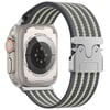 Apple Watch 49mm Zore KRD-133 Naylon Kumaş Hasır Örgülü Kordon