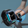 Apple Watch 7 41mm Zore KRD-88 Sert PC Kasa Koruyuculu Silikon Kordon