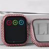 Apple Watch 7 41mm Zore Watch Gard 24 Kenarları Taşlı Sert PC Koruyucu