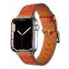 ​​​Apple Watch 7 45mm KRD-76 PU Deri Kordon Strap Kayış