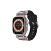 Apple Watch 7 45mm Zore KRD-108 Metal Başlıklı Silikon Kordon