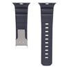 Apple Watch 7 45mm Zore KRD-145 Metal Tokalı Silikon Kordon