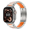 Apple Watch 7 45mm Zore KRD-155 Metal Silikon Kordon