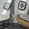 Apple Watch 7 45mm Zore Watch Gard 24 Kenarları Taşlı Sert PC Koruyucu