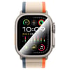 Apple Watch Ultra 49mm CaseWorld Alloy Serisi Safir Akıllı Saat Temperli Cam Ekran Koruyucu