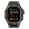 Apple Watch Ultra 49mm Mohseven iWatch Punk Fortress Serisi Kasa Koruyuculu Silikon Kordon