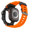 Apple Watch Ultra 49mm Mohseven iWatch Punk Fortress Serisi Kasa Koruyuculu Silikon Kordon