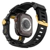Apple Watch Ultra 49mm Mohseven iWatch Punk Fortress Serisi Kasa Koruyuculu Silikon Kordon