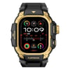 Apple Watch Ultra 49mm Mohseven iWatch Punk Fortress Serisi Kasa Koruyuculu Silikon Kordon
