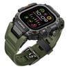 Apple Watch Ultra 49mm Mohseven iWatch Punk Fortress Serisi Kasa Koruyuculu Silikon Kordon