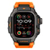 Apple Watch Ultra 49mm Mohseven iWatch Punk Fortress Serisi Kasa Koruyuculu Silikon Kordon
