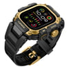 Apple Watch Ultra 49mm Mohseven iWatch Punk Fortress Serisi Kasa Koruyuculu Silikon Kordon
