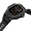 Apple Watch Ultra 49mm Mohseven iWatch Punk Fortress Serisi Kasa Koruyuculu Silikon Kordon