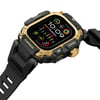 Apple Watch Ultra 49mm Mohseven iWatch Punk Fortress Serisi Kasa Koruyuculu Silikon Kordon